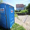 Das Grundstück an der Ecke Sankt-Johann/Jörg-Zürn-Straße soll neu bebaut werden. Dabei kam die unter Denkmalschutz stehende Fallleitung, ...