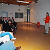Beim Neujahrsempfang des SPD-Ortsvereins und -Kreisverbands spricht die Abgeordnete Lina Seitz. Bilder: Holle Rauser