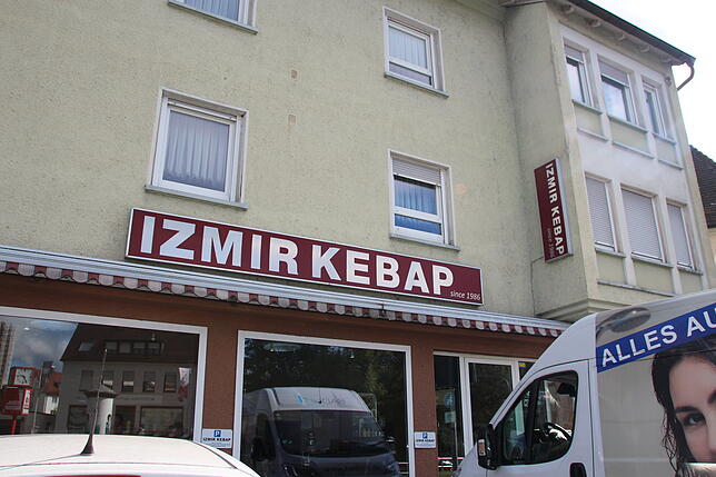 Die Gaststätte &bdquo;Izmir-Kebap&ldquo; in der Paulinenstraße.