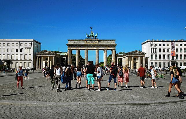 Das Brandenburger Tor in Berlin.