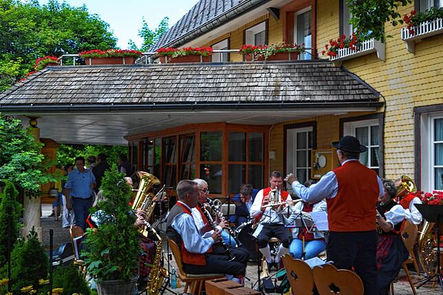 Für musikalische Unterhaltung sorgte der Musikverein Todtmoos-Weg.