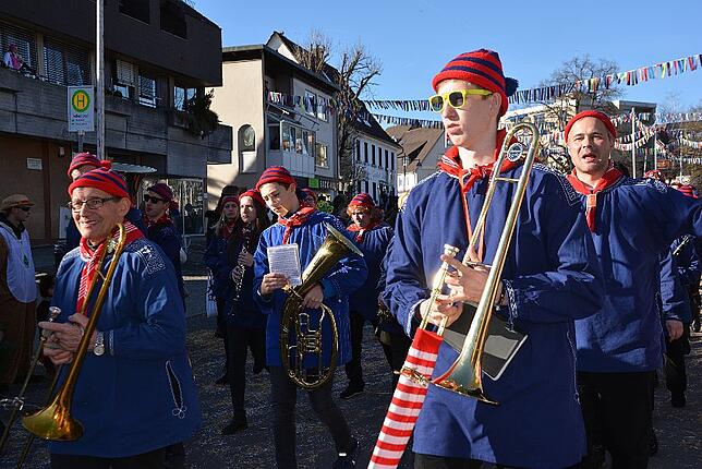 Bild 27: Bilder vom Narrentreffen der Urviecher-Zunft Bad Dürrheim: Großer Festumzug (3)