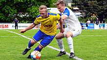 Kai Huber (am Ball, hier im Spiel gegen Radolfzell aus der vergangenen Saison) erzielt das Tor des Monats August.