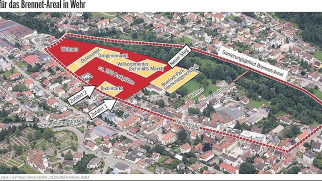 Bild : Das Wehrer Brennet-Areal wird greifbar