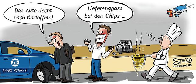 Bild 43: Die Karikatur der Woche: Wie weit weg ist noch zu nah dran?