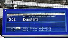 Bislang sind nur vom Pendler in Konstanz vom Unwetter betroffen. Wer nach Engen will, ist auf den Schienenersatzverkehr angewiesen.