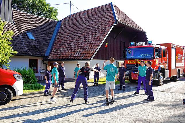 Bild 10: Bombenwetter und geniale Fernseicht beim HeRiGöSt Jugendfeuerwehr-Turnier