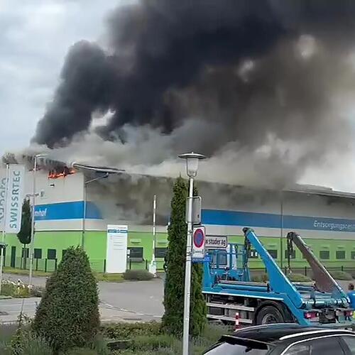 Das Feuer lodert in Kreuzlingen
