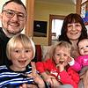 Familie Merz hat im November noch Zuwachs bekommen: Mit der kleinen Ria sind Vater Christian, Mutter Jenny, Raik und Liel jetzt zu ...