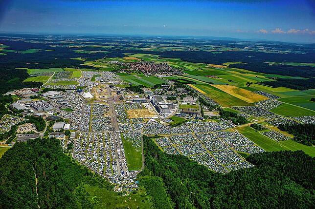 Bild 10: Beeindruckende Luftaufnahmen vom Southside-Festival 2025