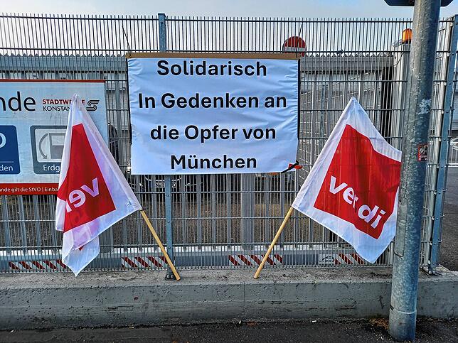Das Attentat in München vor etwas mehr als einer Woche ist bei dieser Streikrunde sehr präsent.