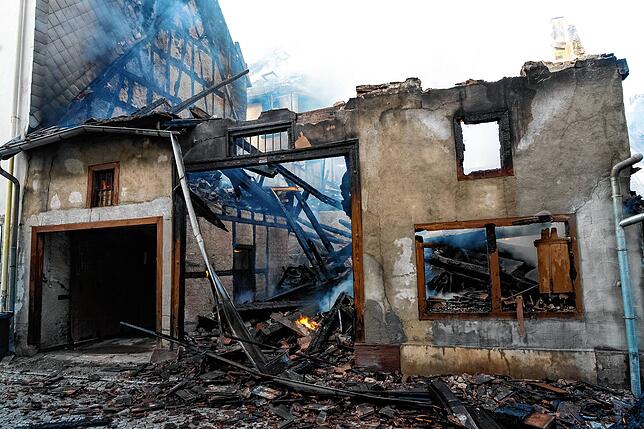 Bild 11: Der Großbrand in Villingen in Bildern: So schlimm wütete das Feuer in der Innenstadt