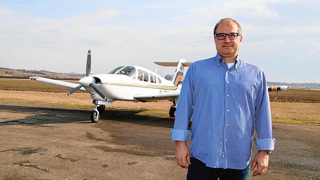 Eckhart Pauly ist seit Mai 2019 alleiniger Geschäftsführer des Flugplatzes.