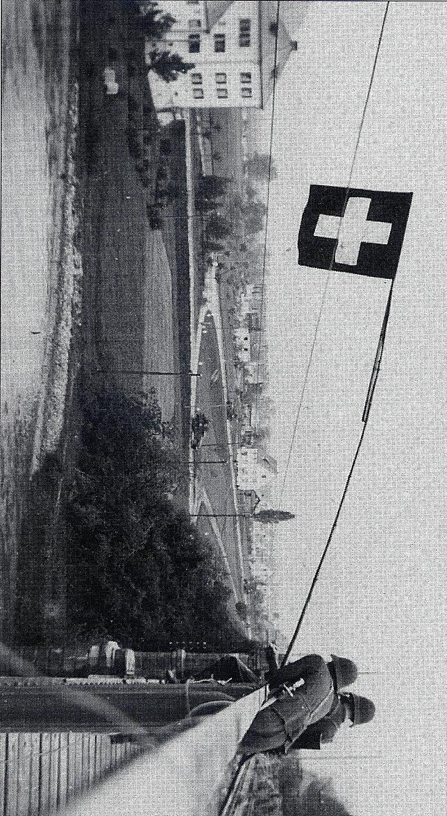Die Grenze zur Schweiz galt es zu sichern. Deshalb hat die französischen Besatzungsmacht einen fünf Kilometer breiten Streifen evakuiert.