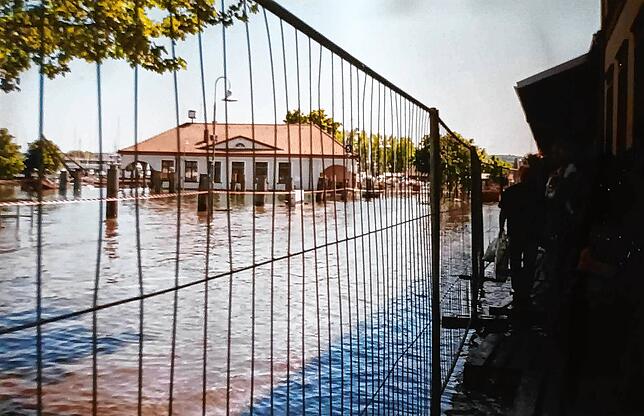 Bild 10: Hochwasser am Bodensee 1999: Diese Leserbilder zeigen das Ausmaß in Konstanz