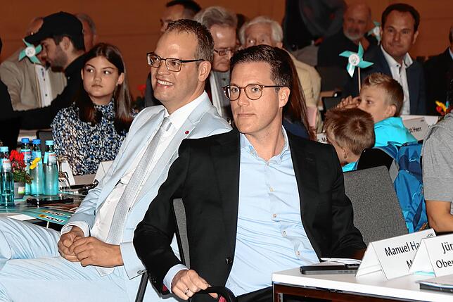 Zwei, die künftig noch mehr Landespolitik machen wollen: Andreas Braun, der Kandidat für den Wahlkeis Villingen-Schwenningen, und Manuel ...
