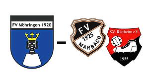 Bild : Der FV Möhringen feiert 4:2-Heimerfolg gegen die SG Marbach/Rietheim