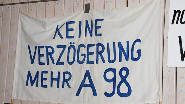 Transparent zum geforderten Weiterbau der A 98. (Symbolbild)