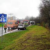 Der Fahrer blieb fast unverletzt.