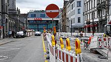 Die Bauarbeiten am Bahnhofplatz gehen zügig voran. Jetzt hat sich die Verkehrsführung erneut geändert. Der Bahnhofplatz ist wieder ...