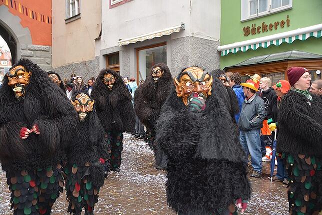 Bild 20: Meersburg im Fasnetsfieber: 1.800 Hästräger ziehen durch die Altstadt – Bilder!