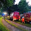 Das Einsatzzentrum auf dem Gelände des WSV Schwörstadt.