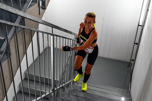 Bild 4: Atemberaubende Höchstleistungen beim Towerrun 2025