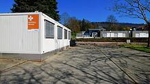 Einsam und verlassen: Der Container der KV-Notfallpraxis in Bad Säckingen. Eigentlich sollte die Notfallpraxis im kommenden Jahr in den ...