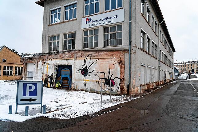 Ein Anfang ist gemacht. Die ersten Graffitis auf den ehemaligen Fabrikgebäuden der SABA in Villingen. Im Frühjahr werden all diese ...