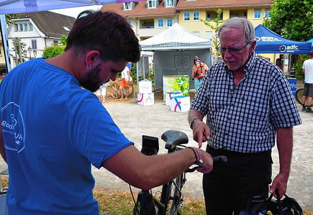 Bild 28: Eindrücke vom Auftakt des Stadtradelns in Markdorf