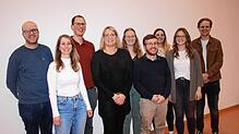 Der Vorstand (von links): die Beisitzer Simon Hofmeier und Jana Siebler, der dritte Vorsitzende Tobias Preiser, die erste Vorsitzende ...