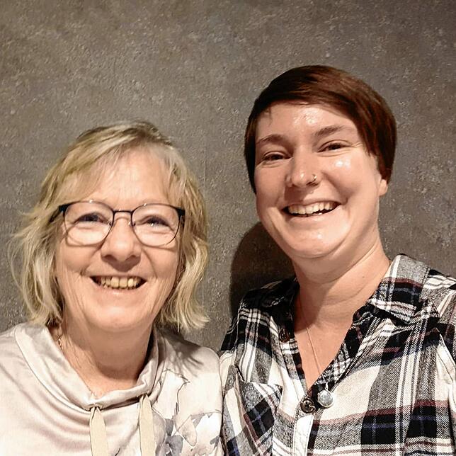 Heidi Behringer (links) ist Vorsitzende des Fördervereins, Michelle Salg ist zweite Vorsitzende.