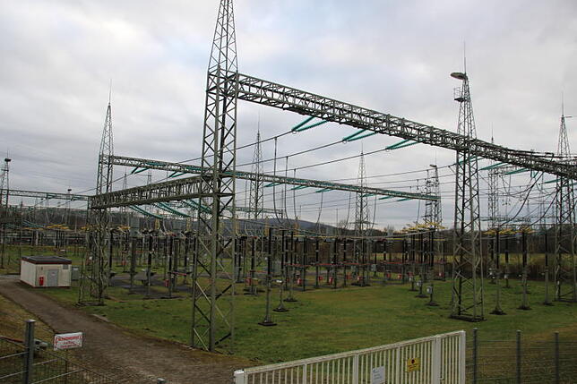 Die Umspannanlage der Firma Amprion in Gurtweil. Das Unternehmen möchte die Anlage durch ein 380-Kilowatt-Werk ersetzen.
