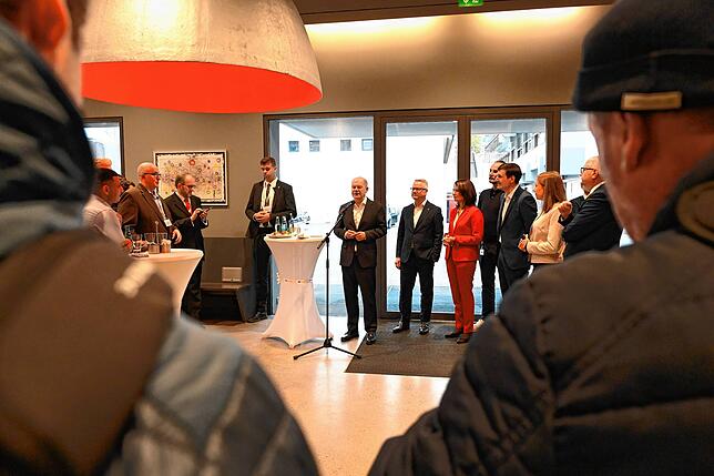 Bild 29: Kanzler Scholz besucht den Hochrhein - das sind die eindrücklichsten Bilder
