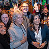 Bei der Wahlparty der SPD am Sonntag, 23. Februar, lässt sich Deyra Türk-Nachbaur (Mitte) feiern. Sie hat die Wiederwahl in den ...