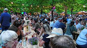 Der Singener Eichenhain war zum diesjährigen Weinfest an fünf von sechs Tagen gut besucht.
