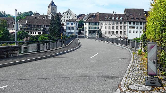 Bild : So sieht es an der Grenze Hohentengen aus