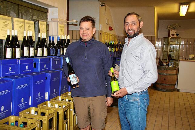 Stephan Düringer (links) und Hubert Böttcher sind die Pächter der Spitalkellerei.