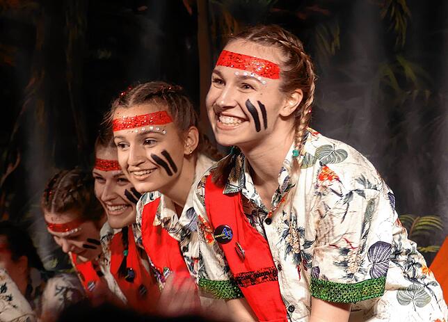 Die Showtanzgruppe 2043 vom SV Meßkirch riß zu Beifallstürmen hin.