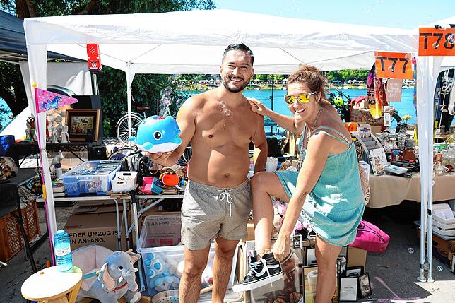 Bild 34: Der Flohmarkt geht in den Endspurt: Konstanz und Kreuzlingen sind voll mit begeisterten Besuchern