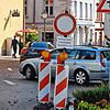 Ein Verbot, das nur wenige betrifft: Über die Waldtorstraße dürfen nur Anlieger in die Rheinstraße fahren. Dazu zählt aber ein sehr ...