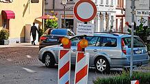 Ein Verbot, das nur wenige betrifft: Über die Waldtorstraße dürfen nur Anlieger in die Rheinstraße fahren. Dazu zählt aber ein sehr ...