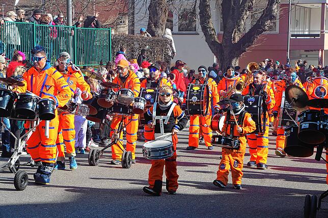 Bild 42: Umzug und Bühnenprogramm begeistern die Narren in Bonndorf