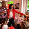 Derya Türk-Nachbaur (SPD) bei der SPD-Wahlparty