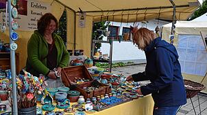 Die Auswahl auf dem Regionalmarkt in Häusern war groß, die Produkte waren qualitativ hochwertig. Foto: Christiane Sahli