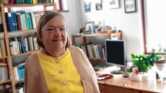 Klinikseelsorgerin Sabine Wendlandt in ihrem Büro im ZfP.