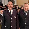 Feuerwehr-Kommandant Stefan Schüttler und sein Stellvertreter Stefan Tröndle legten bei der Hauptversammlung der Singener Kernstadt-Wehr ...