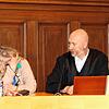 Die Angeklagte mit ihrem Verteidiger Alexander Zhukhovitskiy beim Prozess vor dem Landgericht Rottweil.