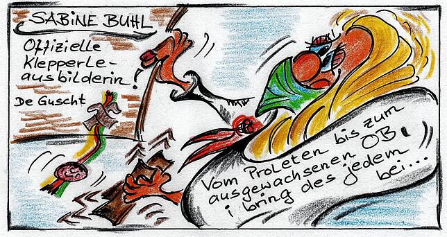 Sabine Buhl ist vorbereitet und zeigt ihre Bescheinigung als &bdquo;Offizielle Klepperle-Ausbilderin&ldquo;. Unterzeichnet ist sie vom ...
