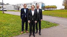 Die Geschäftsführer der Kliniken Schmieder – Jochen Brugger, Paul-Georg Friedrich und Patrick Mickler (von links) – planen in Allensbach ...